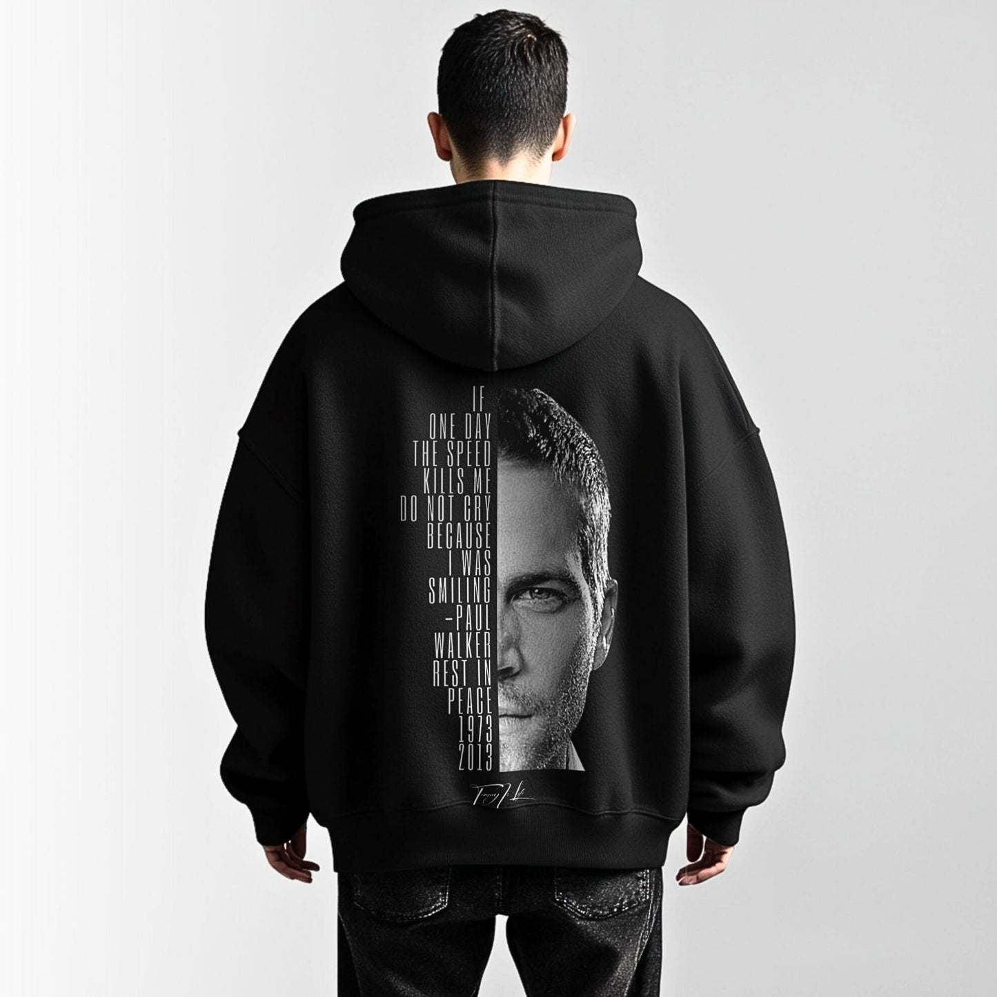 Paul Walker Memorys - Premium oversized Hoodie