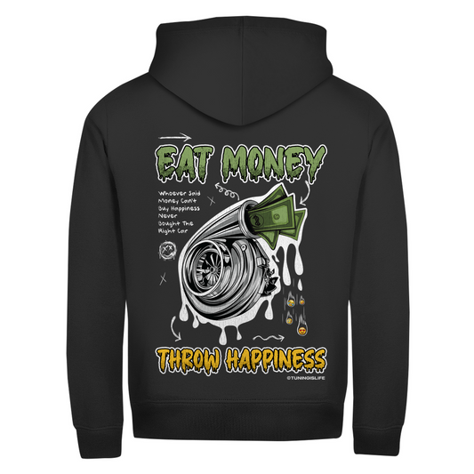 Zipper Hoodie Eat Money baciti Sreću