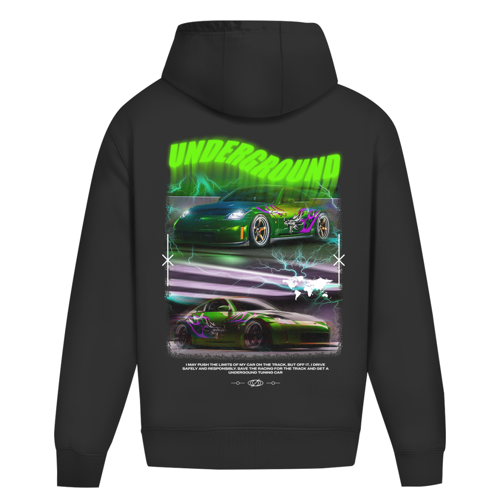 Underground - Oversize Hoodie Without Drawstring