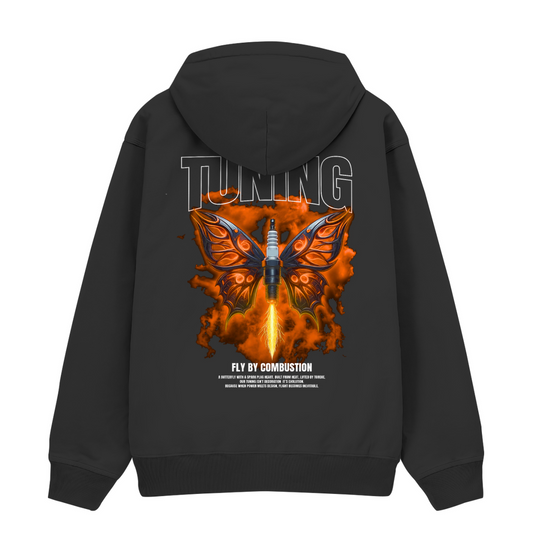 Tuning butterfly - Sweat à capuche