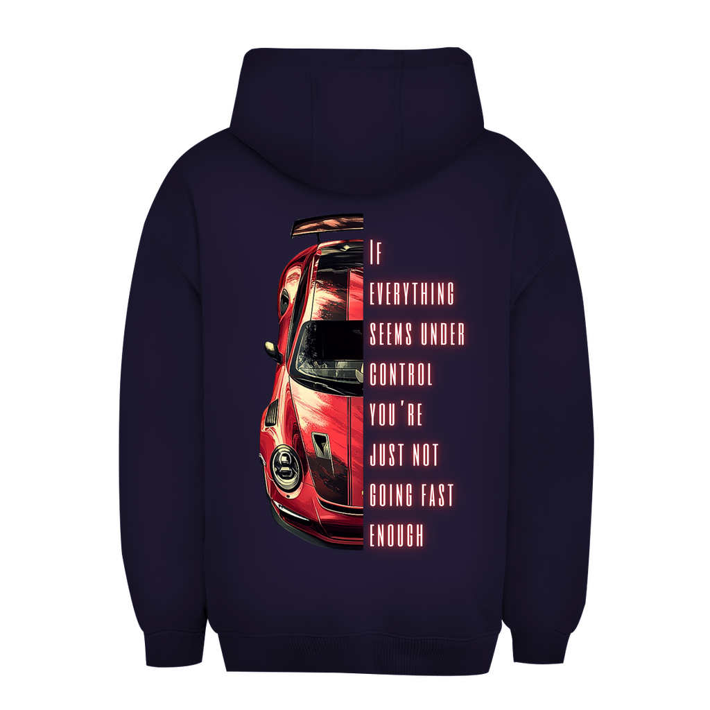 Nie wystarczająco szybki - Bluza z kapturem oversize