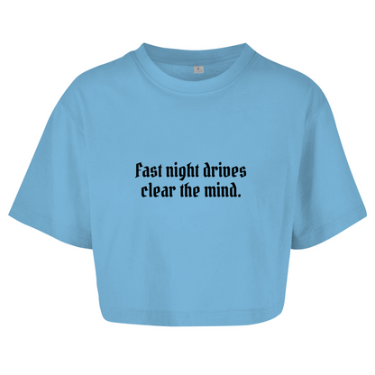 Clear your mind -  Crop Top