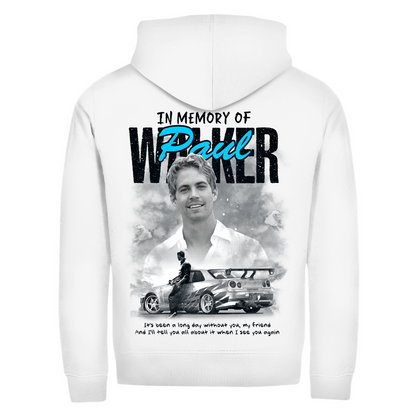 Sudadera con cremallera Memory Paul Walker