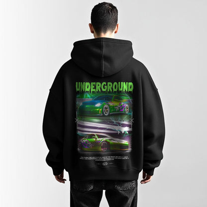 Underground - Oversize Hoodie bez vezica