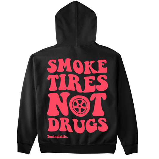 smoke tyres premium Hoodie
