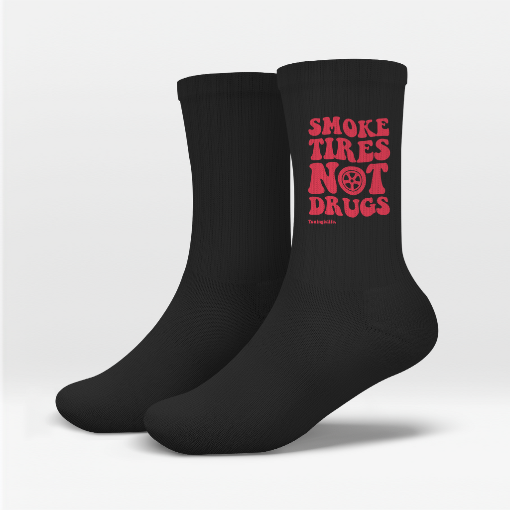 Socken smoke tyres