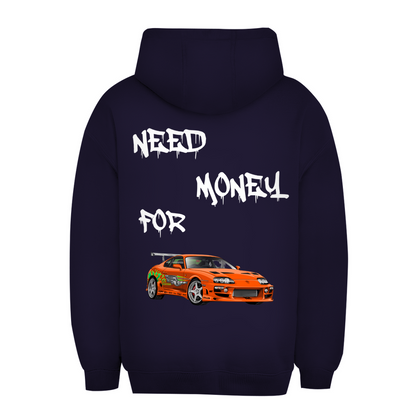 Necesito dinero para Supra - Sudadera Oversize Unisex