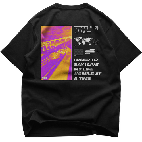 T-shirt surdimensionné 1/4 mile