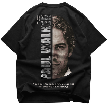 Herinnering aan Paul Walker - Overmaatse Shirt