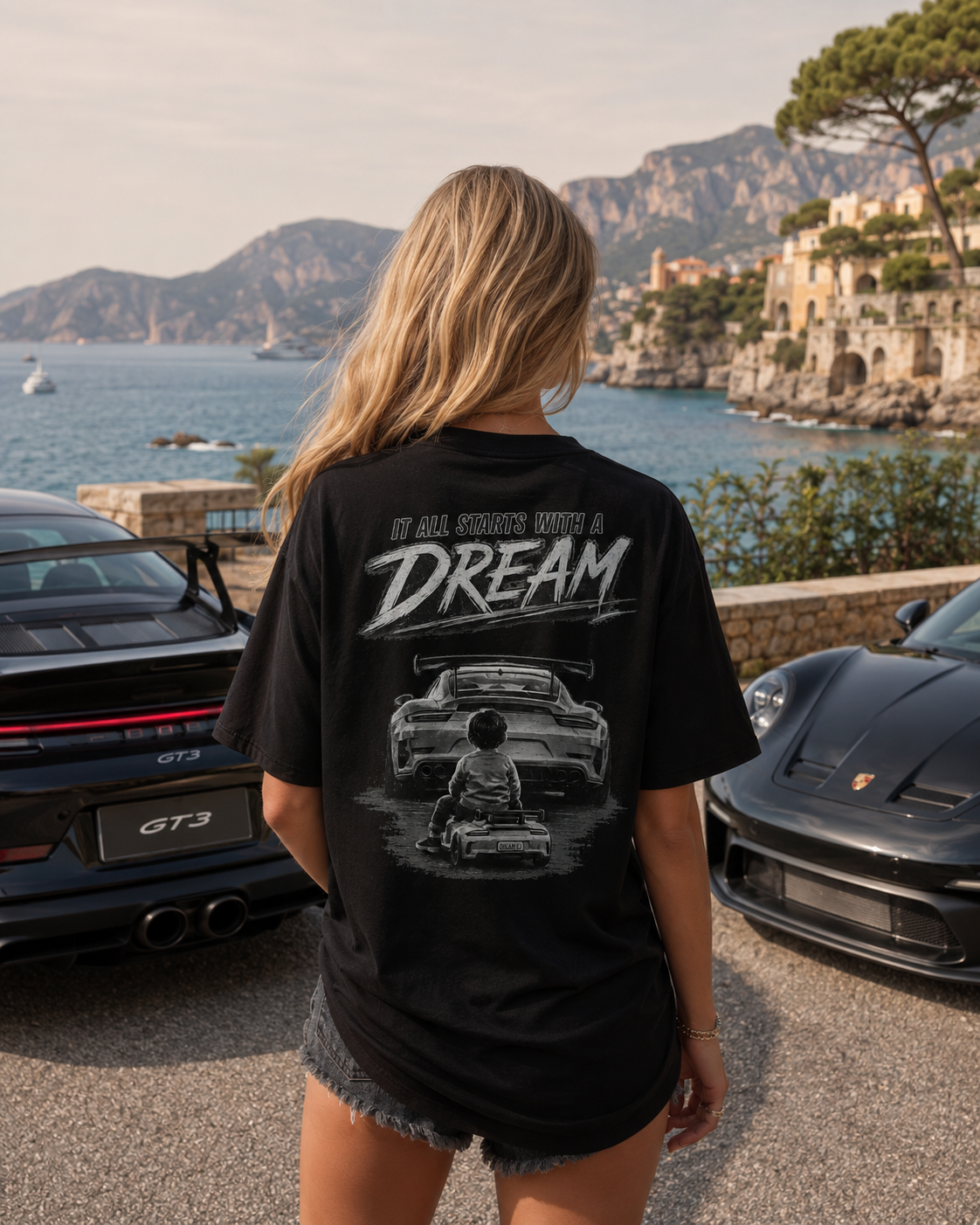 Oversize T-Shirt All starts with a Dream