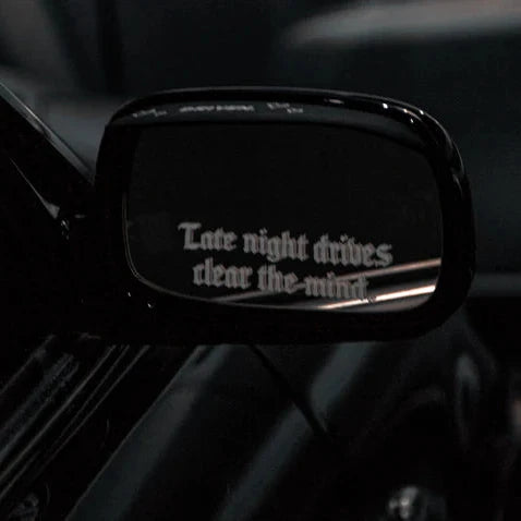 Late night drives clear the mind! Sticker