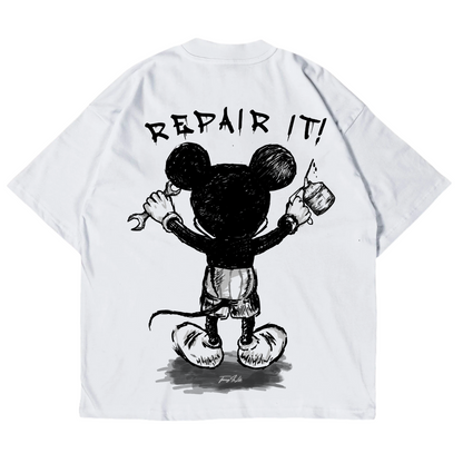 Repair it oversized Shirt