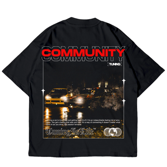 community premium oversized shirt