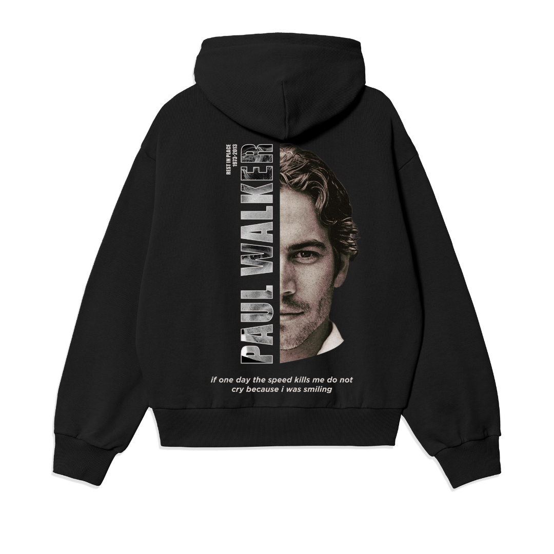 Memórias de Paul Walker - Hoodie Oversized Premium