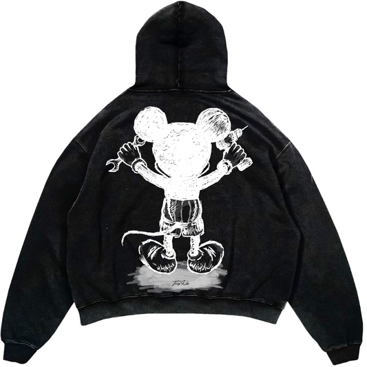 Working mouse premium oversized Hoodie