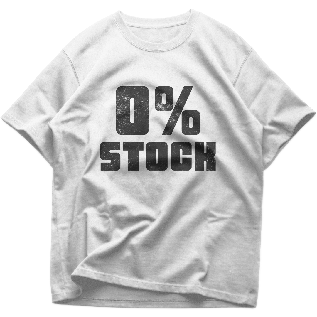 0% Stock - T-shirt oversize