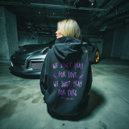 Vi ber bara för bilar - Premium Hoodie