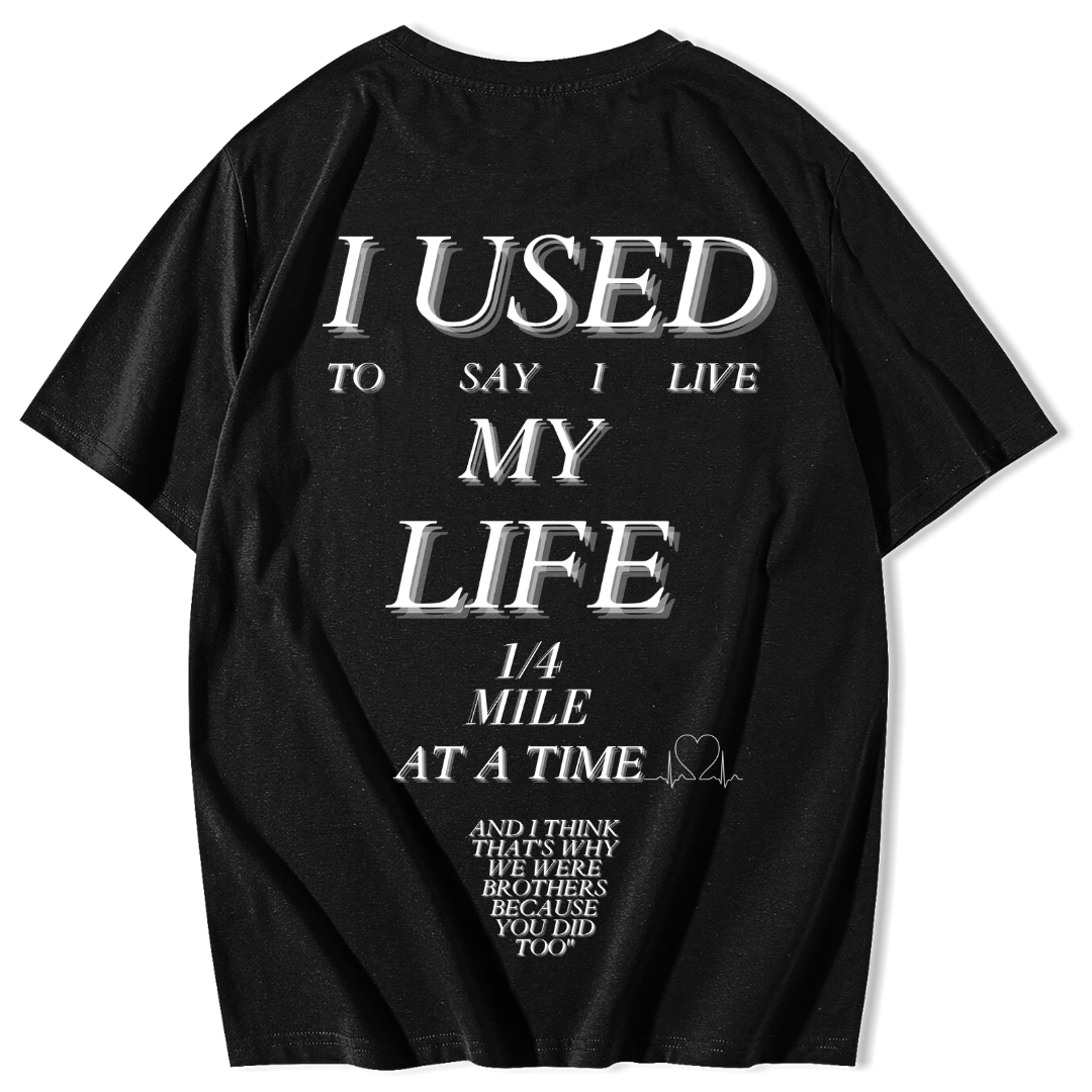 I USED MY LIFE premium oversized shirt