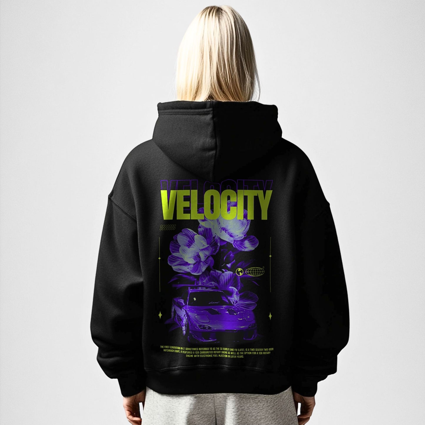 Velocity - Hoodie Unissexo Oversized