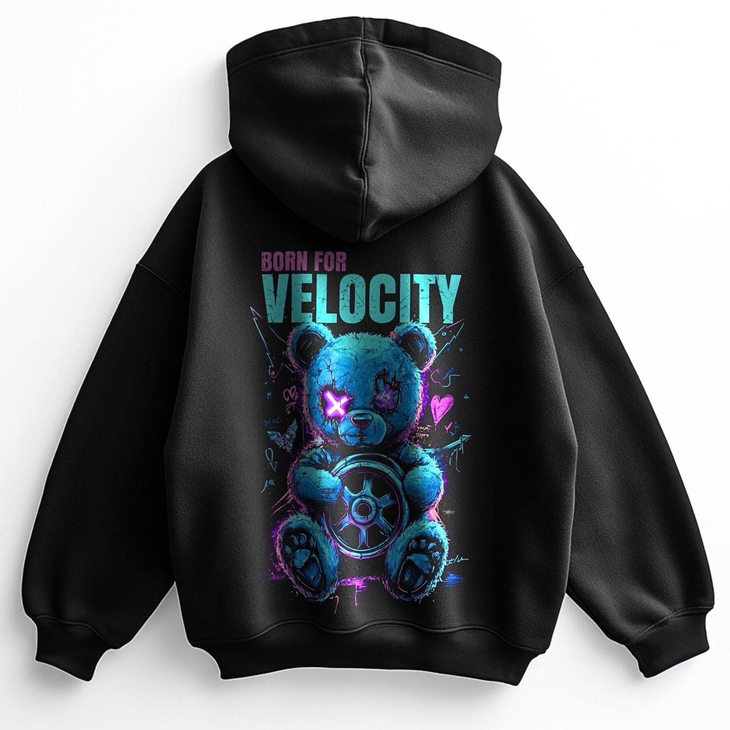 Nascido para Velocidade - Hoodie Unissexo Oversize