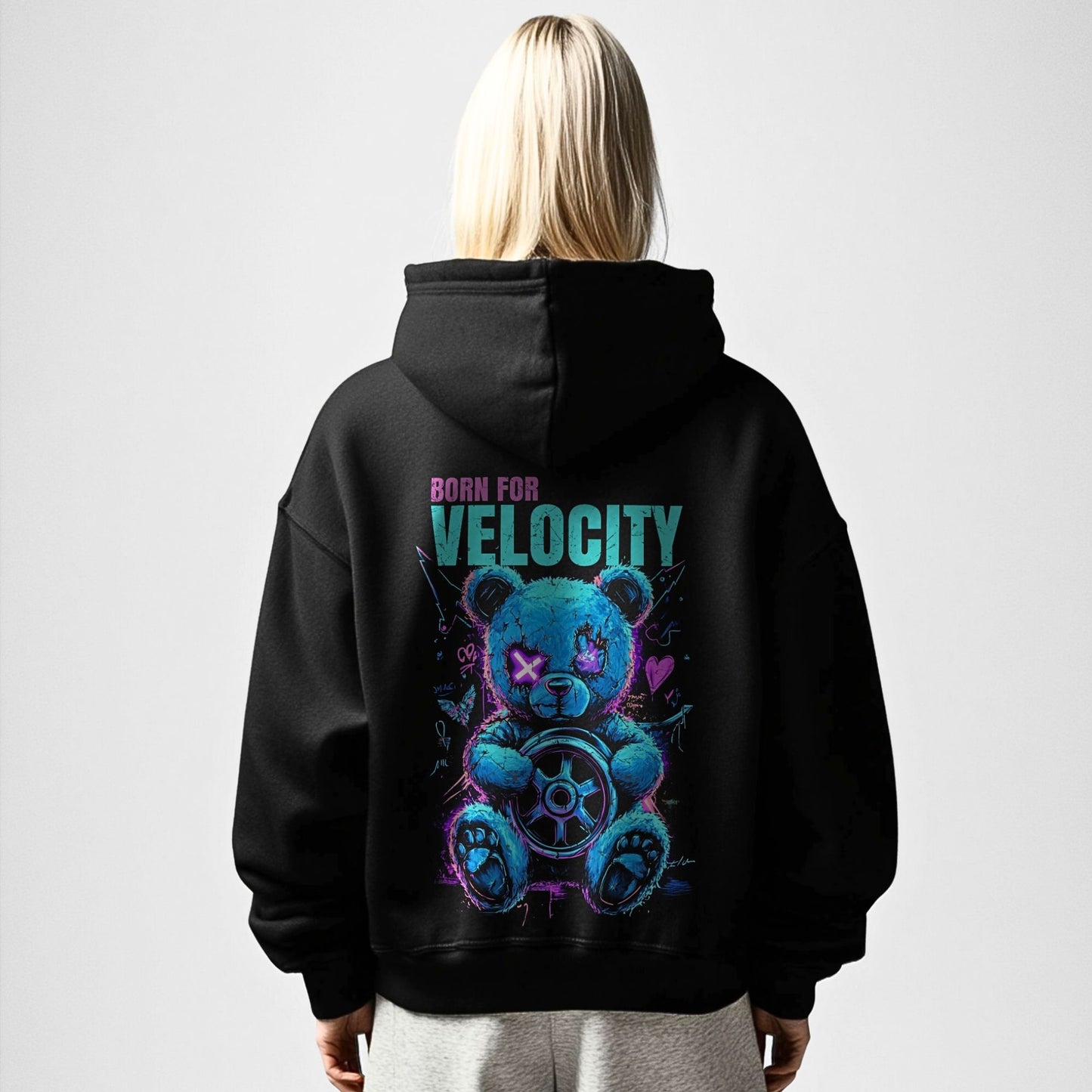 Nascido para Velocidade - Hoodie Unissexo Oversize