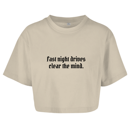 Clear your mind -  Crop Top
