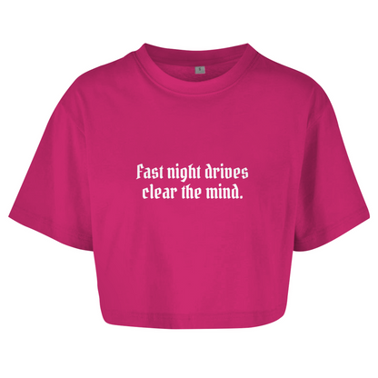 Clear your mind -  Crop Top