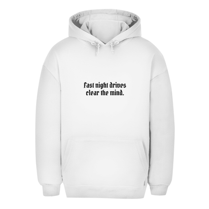 Unisex oversize majica s kapuljačom Očistite svoj um