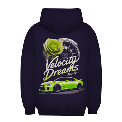 Felpa con Cappuccio Oversize Unisex Velocity Dreams