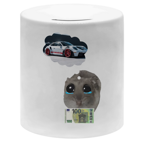 Sad Hamster Porsche - Savings Box