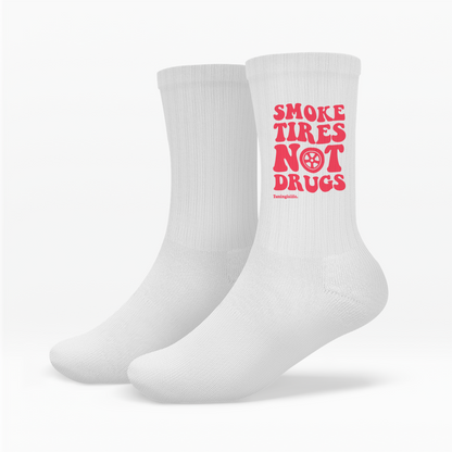 Socks smoke tyres