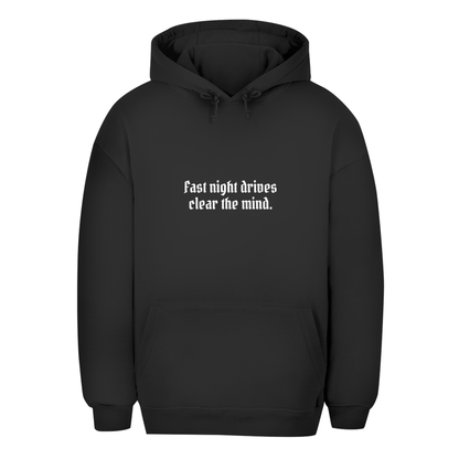 Unisex oversize majica s kapuljačom Očistite svoj um