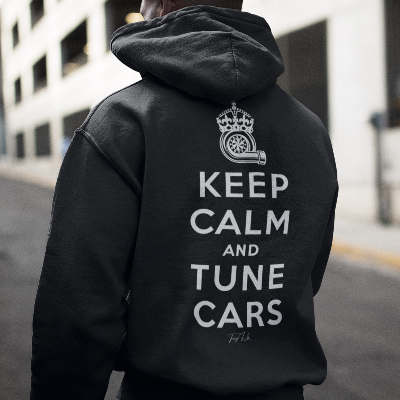KEEP CALM and tune Cars premium Hoodie