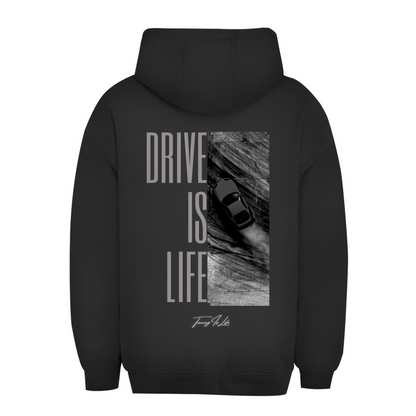 DRIVE IS LIFE sudadera oversized premium