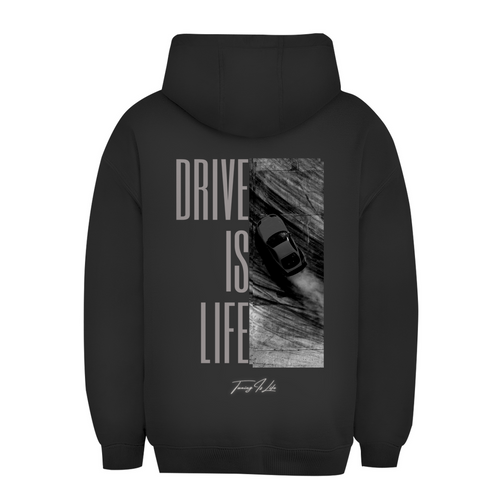 DRIVE IS LIFE sudadera oversized premium