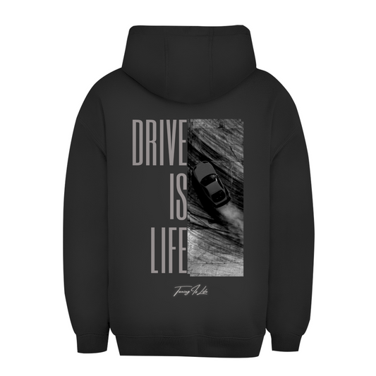 DRIVE IS LIFE sudadera oversized premium