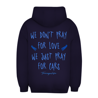 Preghiamo Solo per le Auto - Felpa Oversize Unisex con Cappuccio