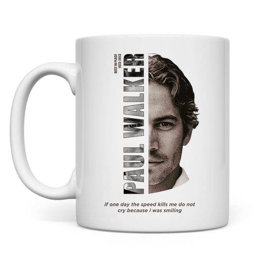 Memoria de Paul Walker - Taza