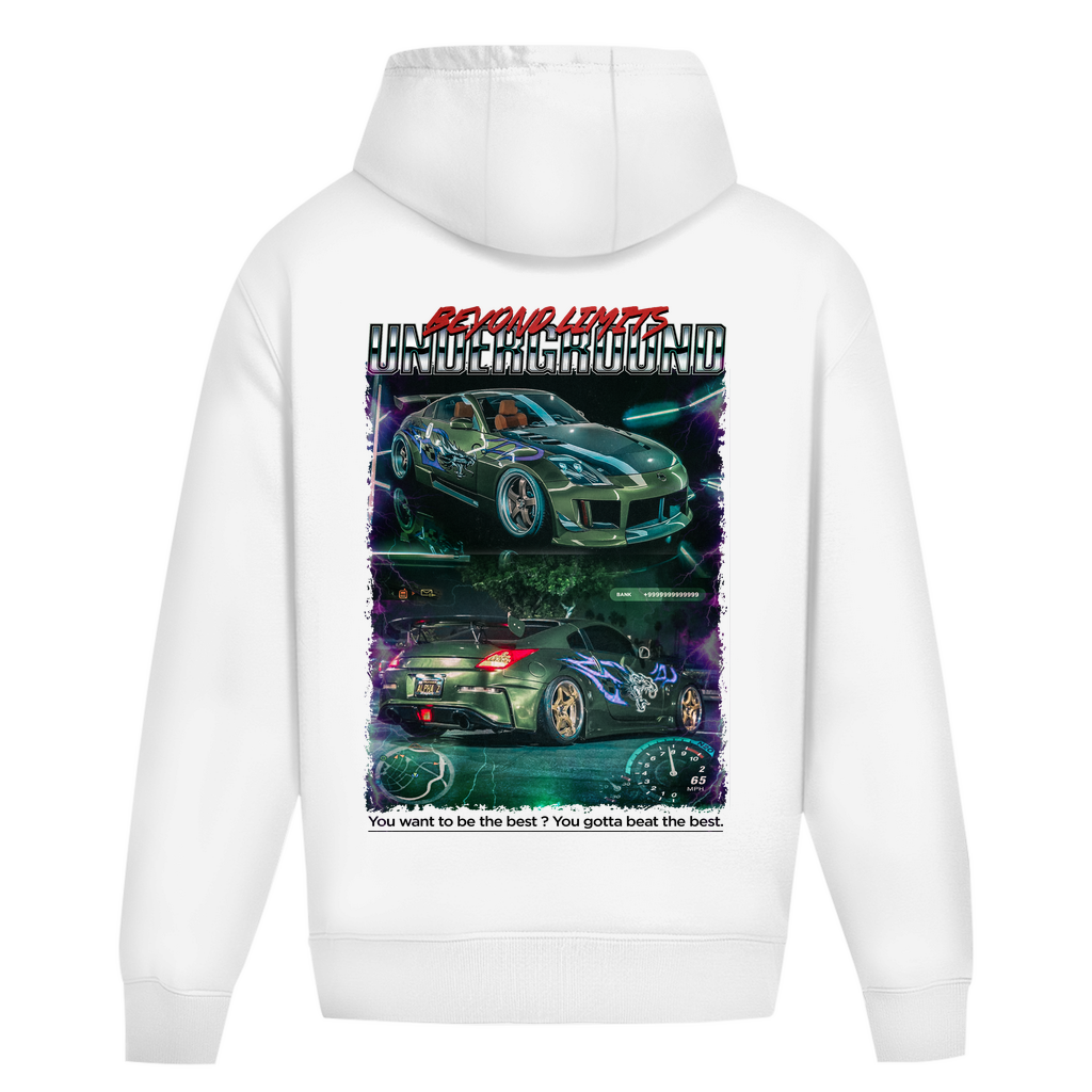 Underground Limits - Oversize Hoodie Ohne Kordel