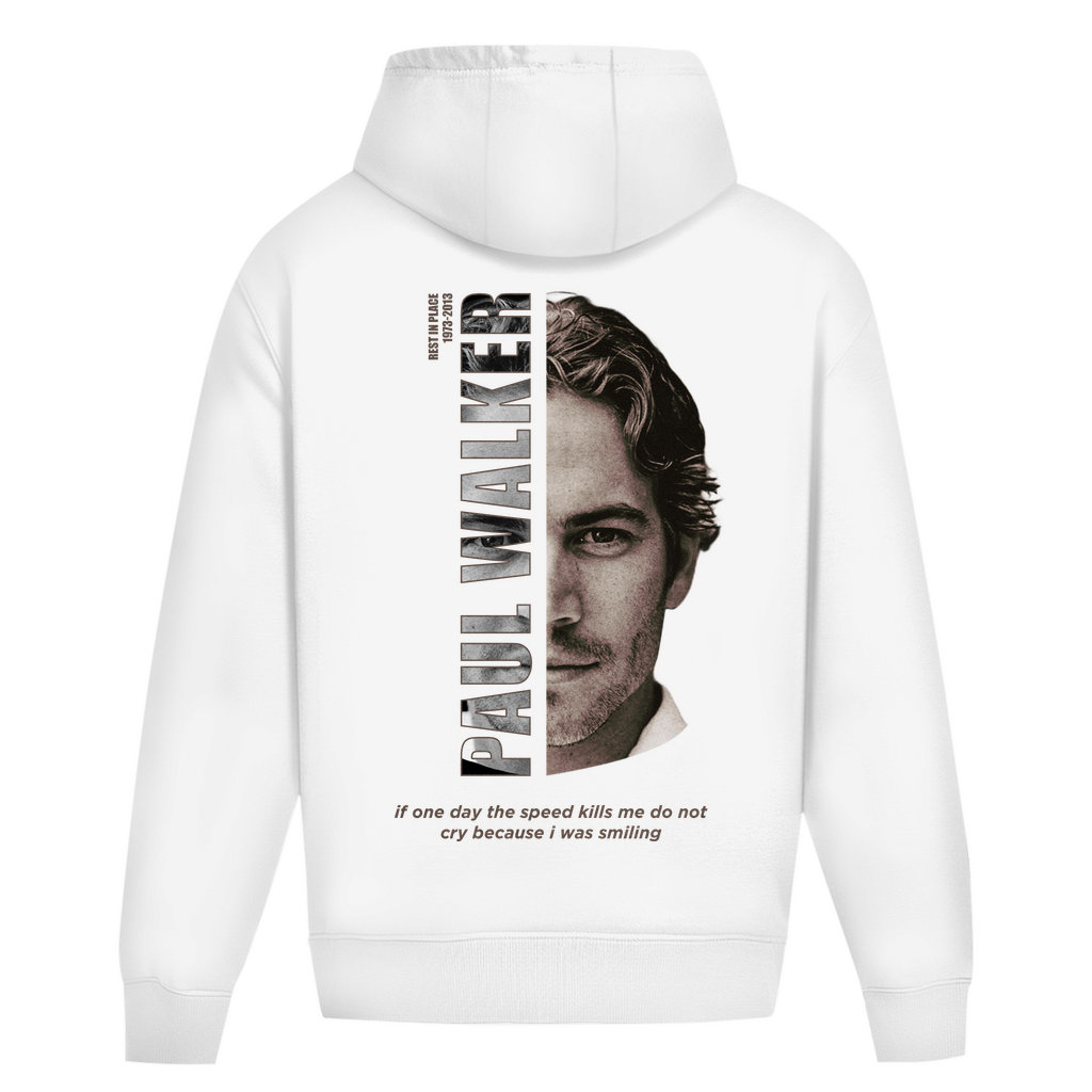 Paul Walker Sjećanja - Premium Preveliki Hoodie