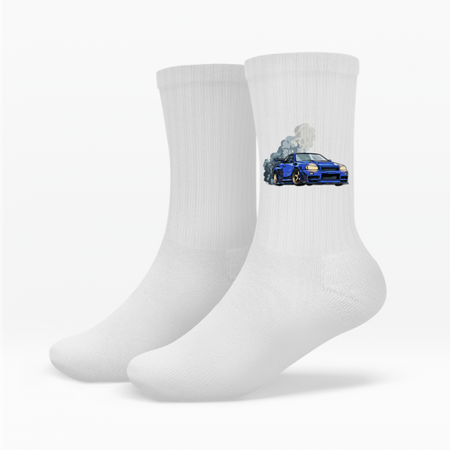 r34 Car Motives - Socken