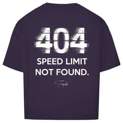Oversize T-Shirt 404 speed limit