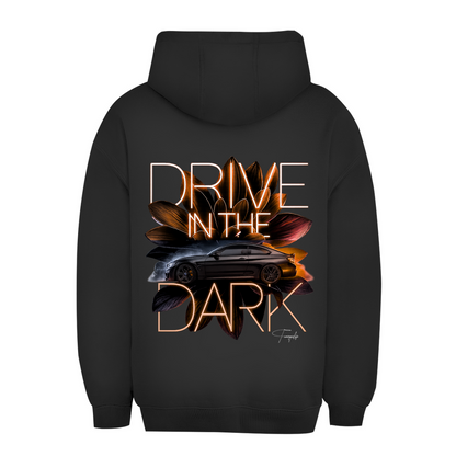 Drive in the Dark - Felpa Oversize con Cappuccio