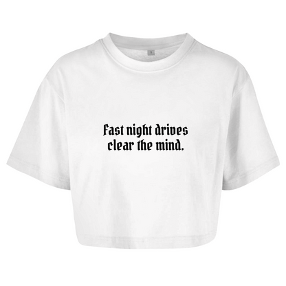 Clear your mind -  Crop Top