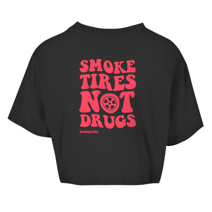 smoke tyres -  Crop Top
