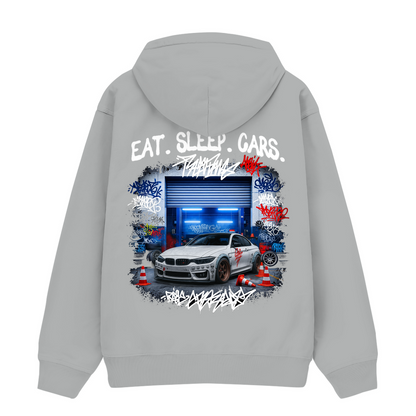 Eat, sleep, cars - Premium Hoodie