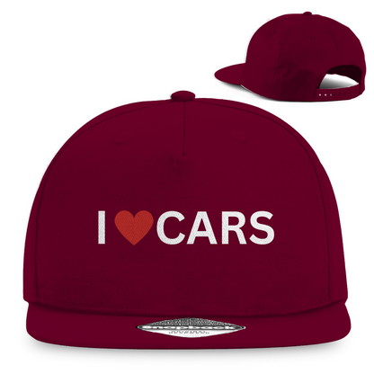 Snapback Cap i love cars