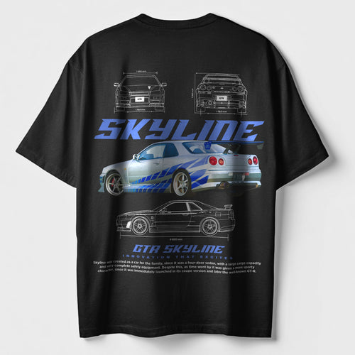 THE SKYLINE - Oversize T-Shirt