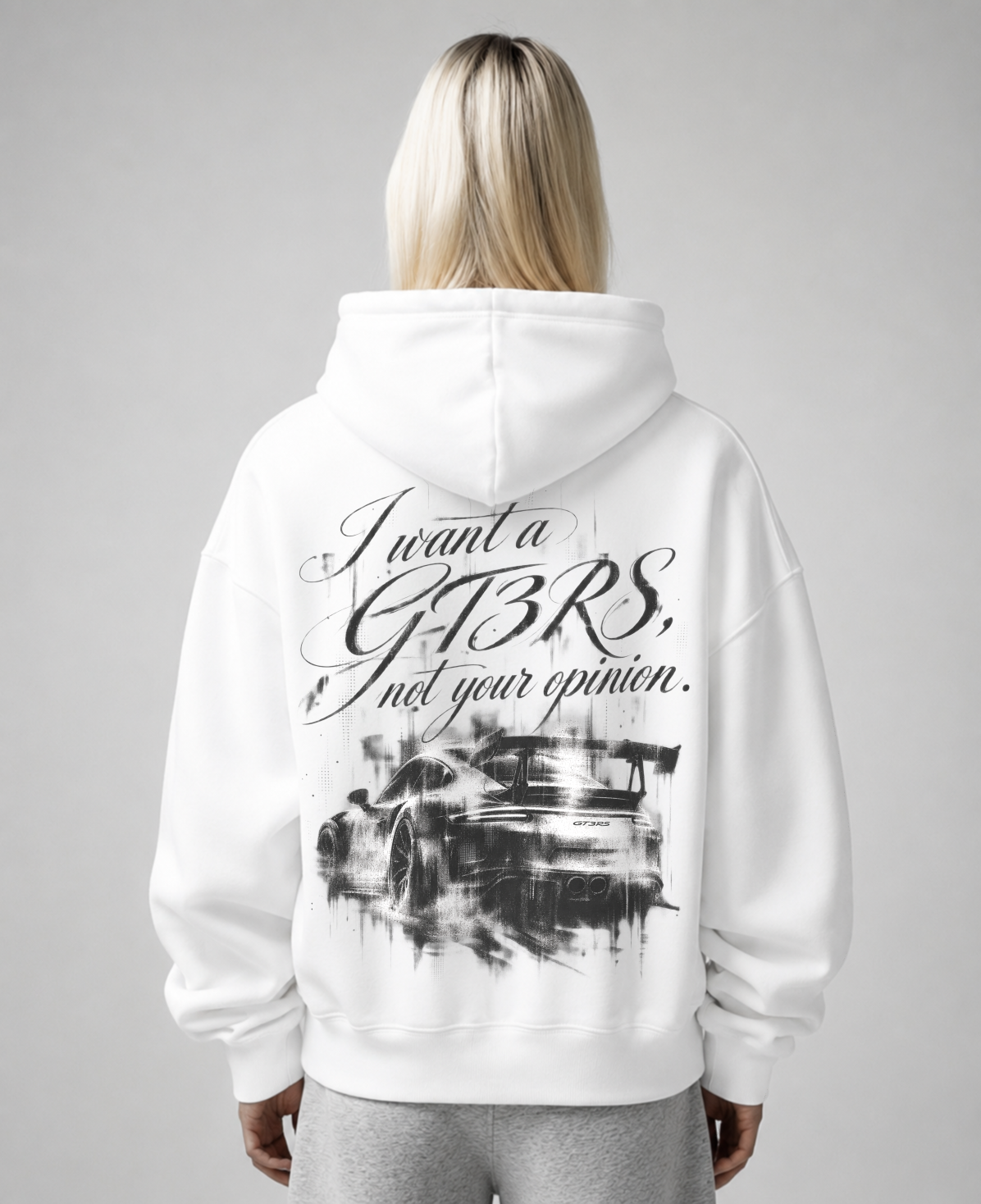 Unisex Oversize Hoodie GT3 RS not your opinion