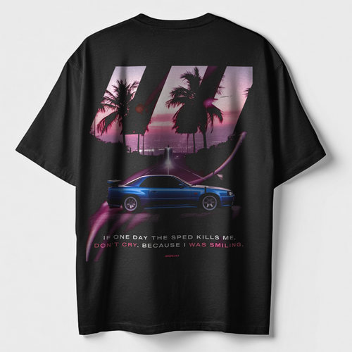 I was smiling - Oversize T-Shirt I